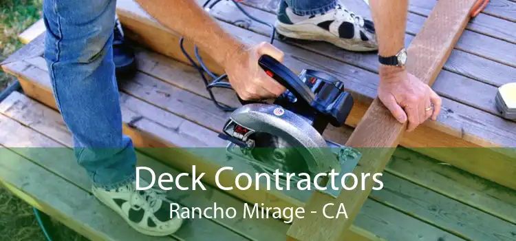 Deck Contractors Rancho Mirage - CA