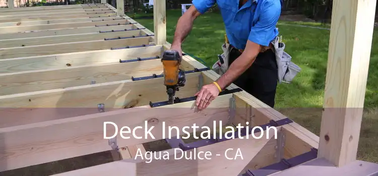 Deck Installation Agua Dulce - CA