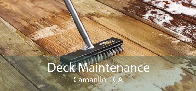 Deck Maintenance Camarillo - CA