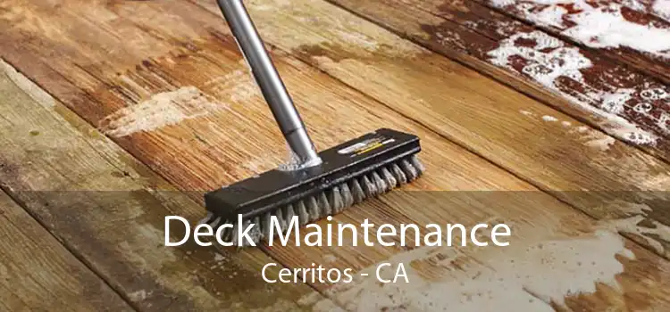 Deck Maintenance Cerritos - CA