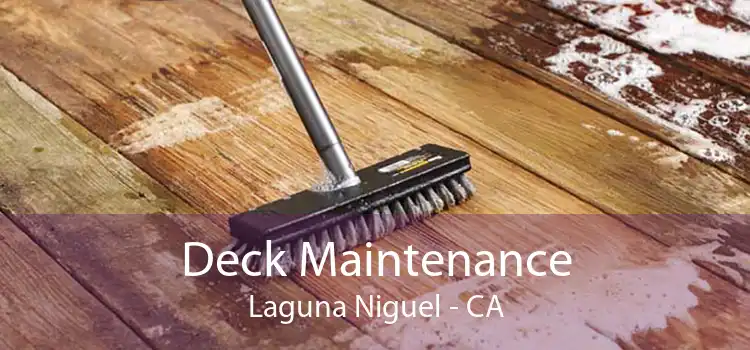Deck Maintenance Laguna Niguel - CA