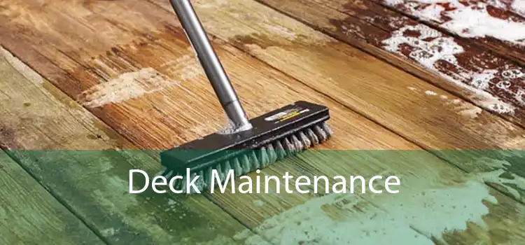 Deck Maintenance 
