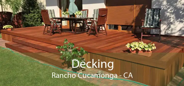 Decking Rancho Cucamonga - CA