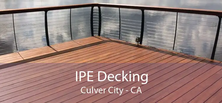 IPE Decking Culver City - CA