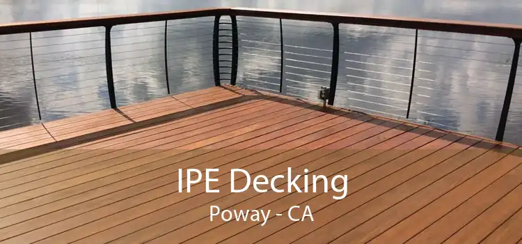 IPE Decking Poway - CA