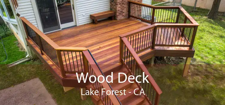 Wood Deck Lake Forest - CA