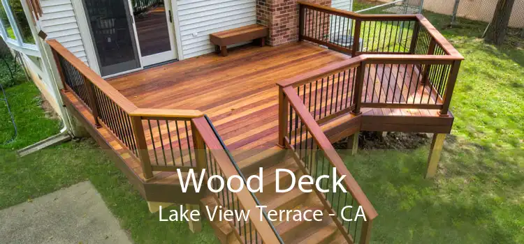 Wood Deck Lake View Terrace - CA