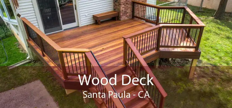 Wood Deck Santa Paula - CA