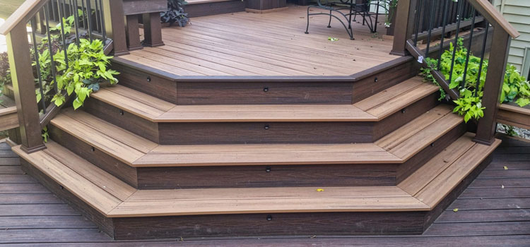 Gray Trex Decking in Studio City, CA