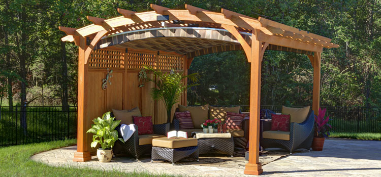 Modern Wood Pergola Installation in Bell Gardens, CA