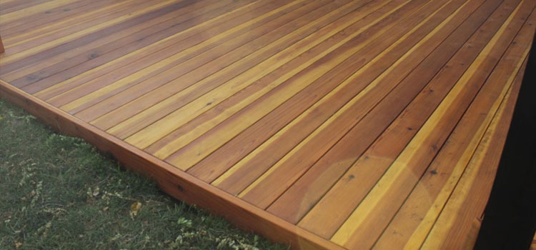 Redwood Decking Material in Beverly Hills, CA